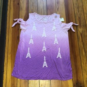 ✨Purple ombré Paris tee✨